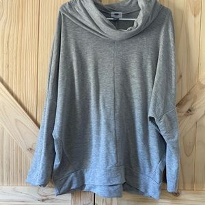 Cowl neck sweatshirt